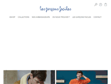 Tablet Screenshot of lesgarconsfaciles.com
